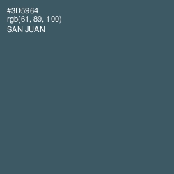 #3D5964 - San Juan Color Image